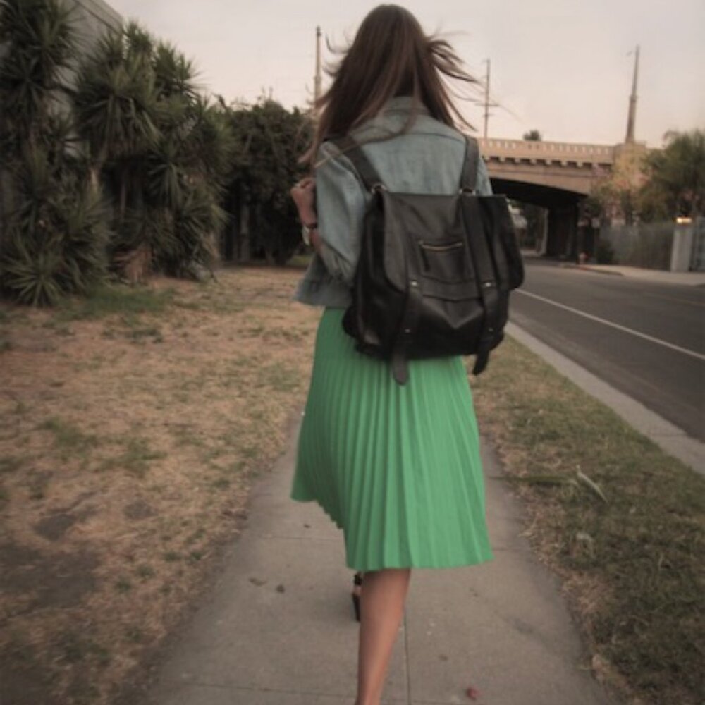 Vere Verto Repetto black leather Convertible Backpack/Messenger Bag/Handbag